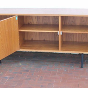 Enfilade teak clear 1967 designed by the french designer Louis Paolozzi