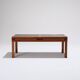 Table basse en bois, bernard vuarnesson, 1970s