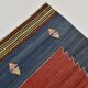 5x10 Blue and Red Vintage Kilim Rug, Handwoven Wool Area Rug, 149x291Cm
