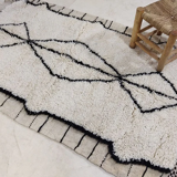 Handmade moroccan berber carpet 200 x 107 cm