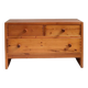 Low pine chest of drawers from the 1970s with 3 drawers.