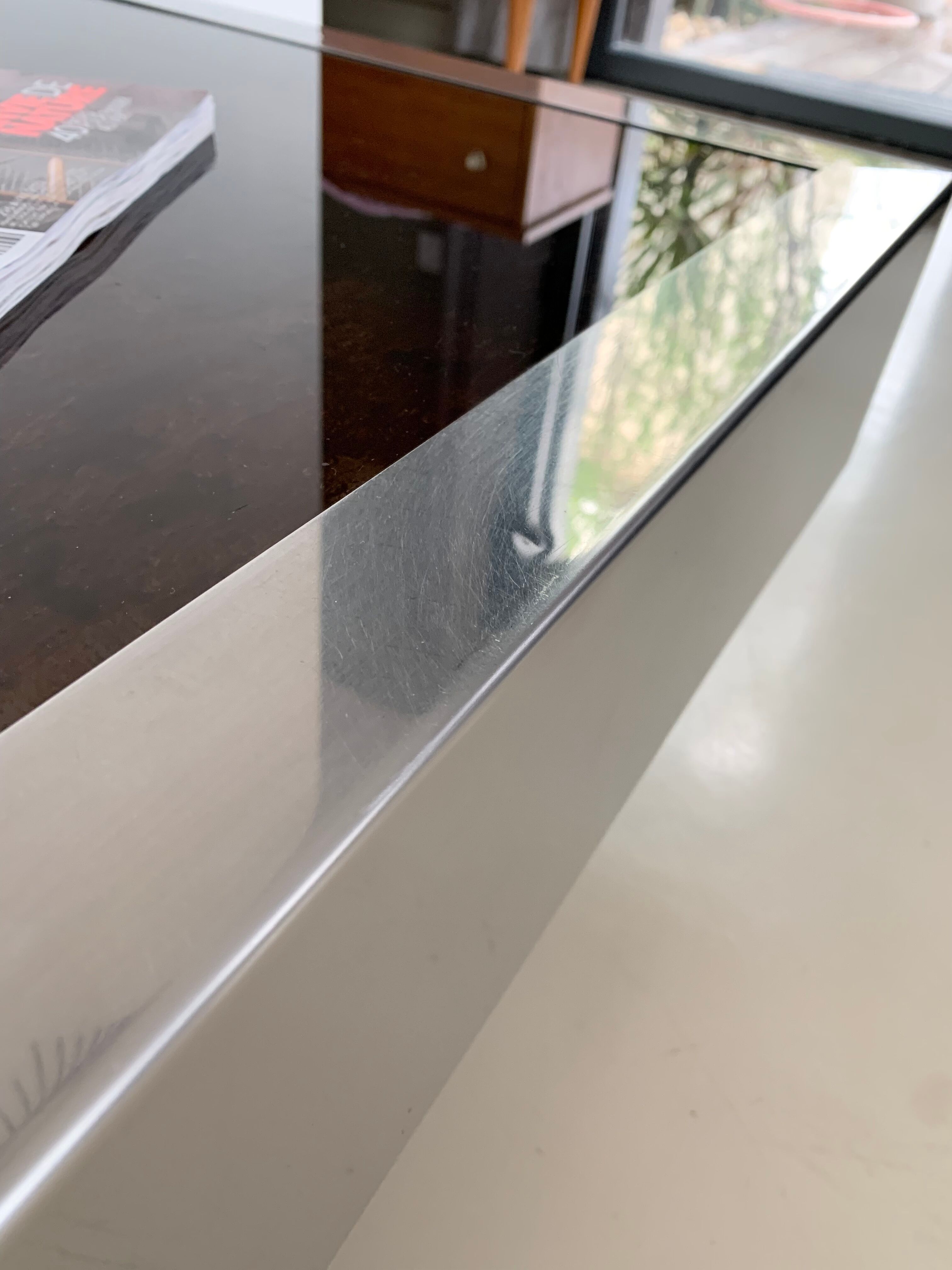 Bright coffee table from the 70s