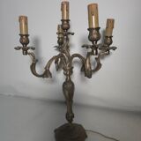 Bronze chandelier in Louis XV style