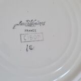 Pair of vintage earthenware salad bowls