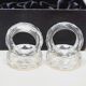 4 Ronds De Serviette En Cristal