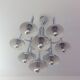 Goffredo Reggiani trumpet chandelier from the 70