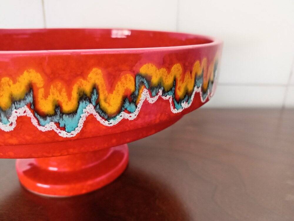 Bertoncello ceramic cake stand, 1970s
