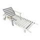 Wooden chaise longue