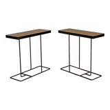 Pair of Robin Day designer end tables for Habitat
