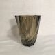 Crystal d old vase "Arques smoked transparent vintage