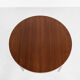 Midcentury Danish round dining table in teak by Gudme 1960s
