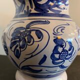 Domingo Punter blue ceramic pitcher, Teruel, 1960