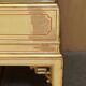 Chinoiserie dressing table in walnut with stool