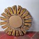 Miroir soleil en bois dorée début du XXème siècle 40cm