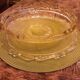 Coupe et plateau verre