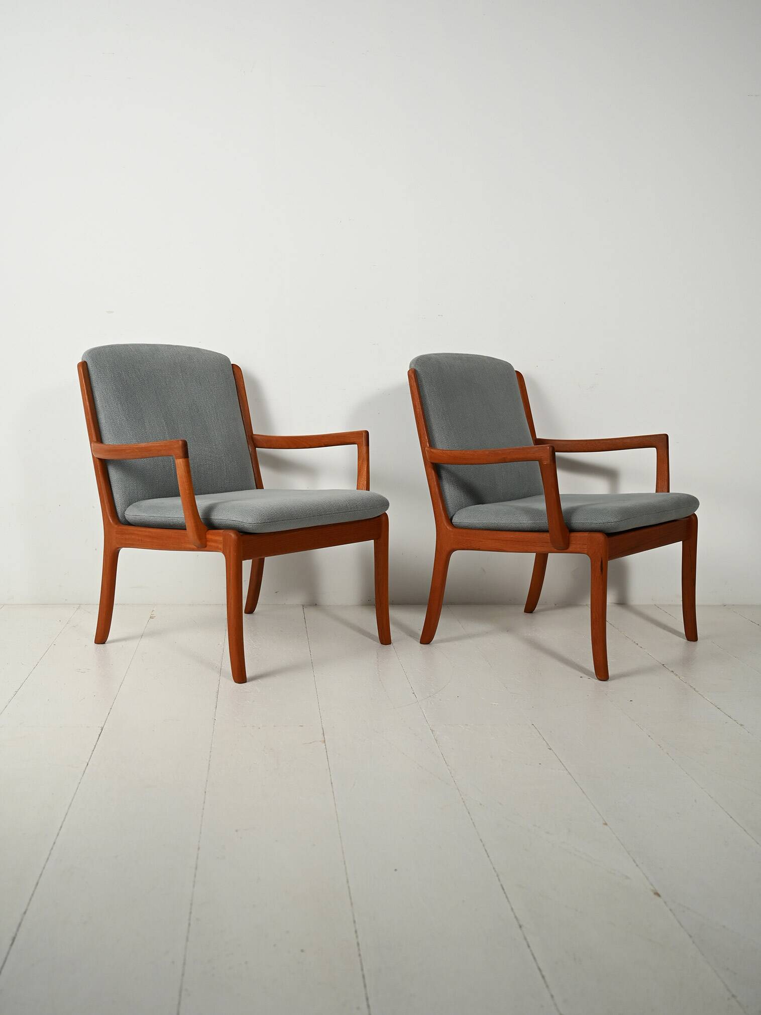 Paire de fauteuils Senator d'Ole Wanscher pour Cado