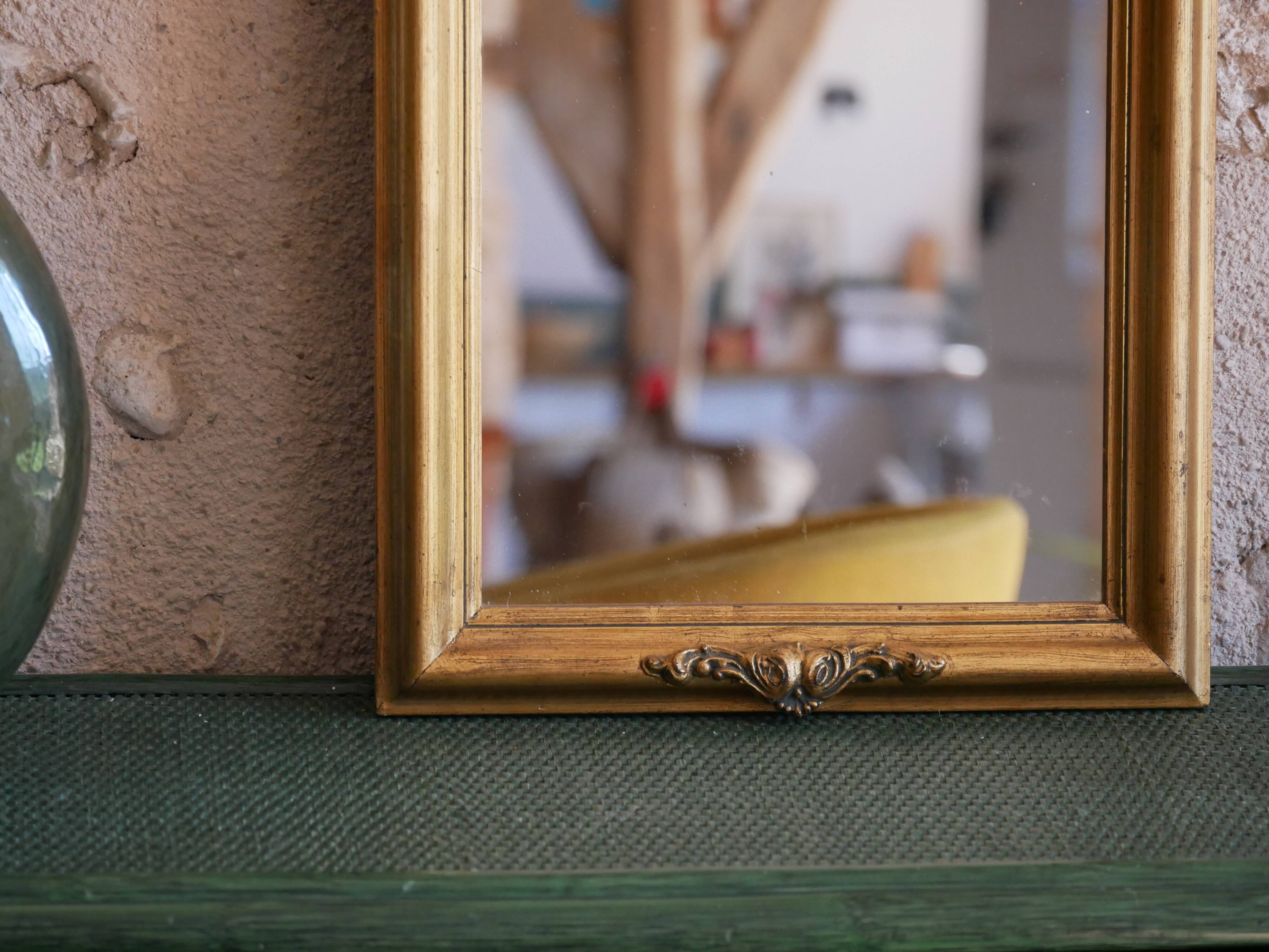 Ancient golden mirror 32x84cm