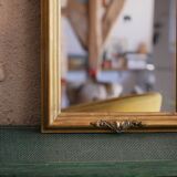 Ancient golden mirror 32x84cm