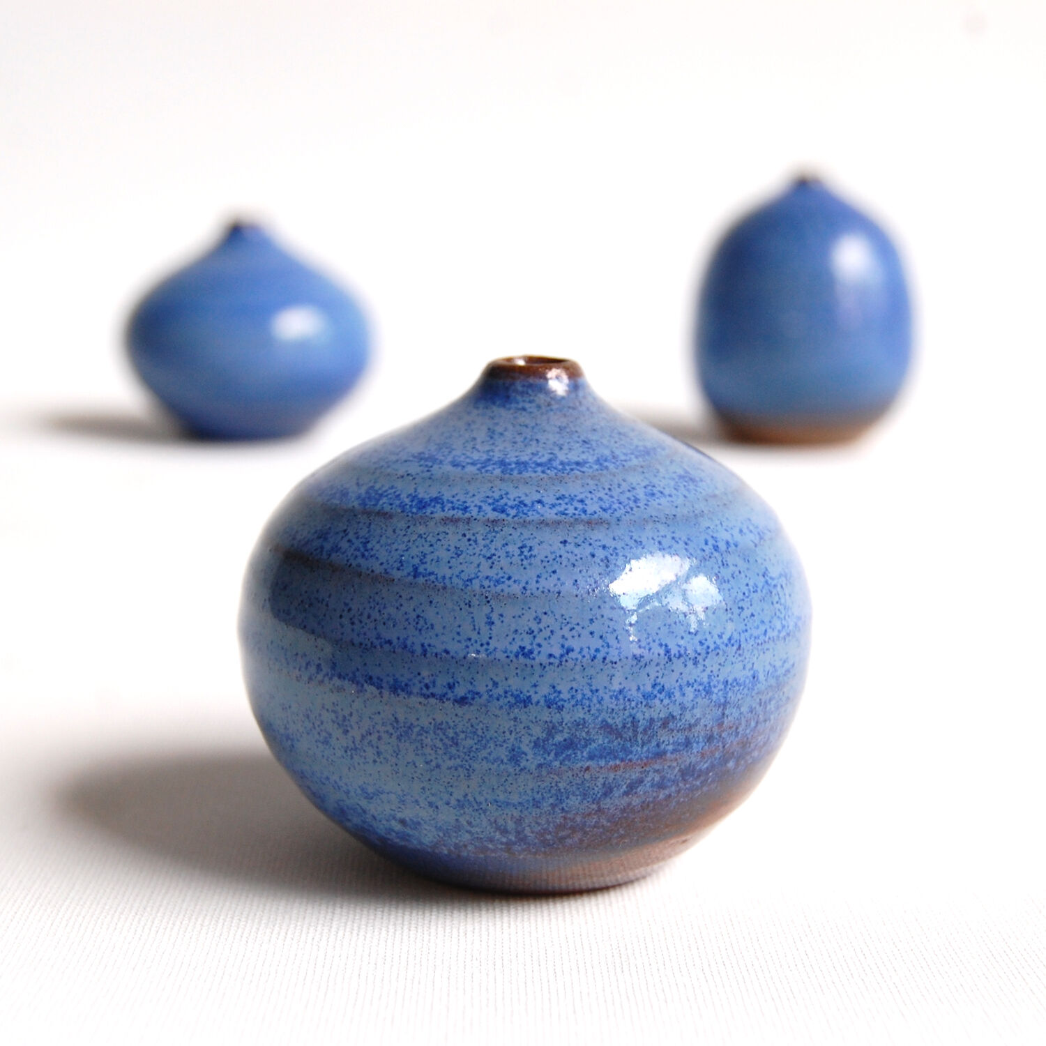 Antonio Lampecco Blue Ceramic Trio
