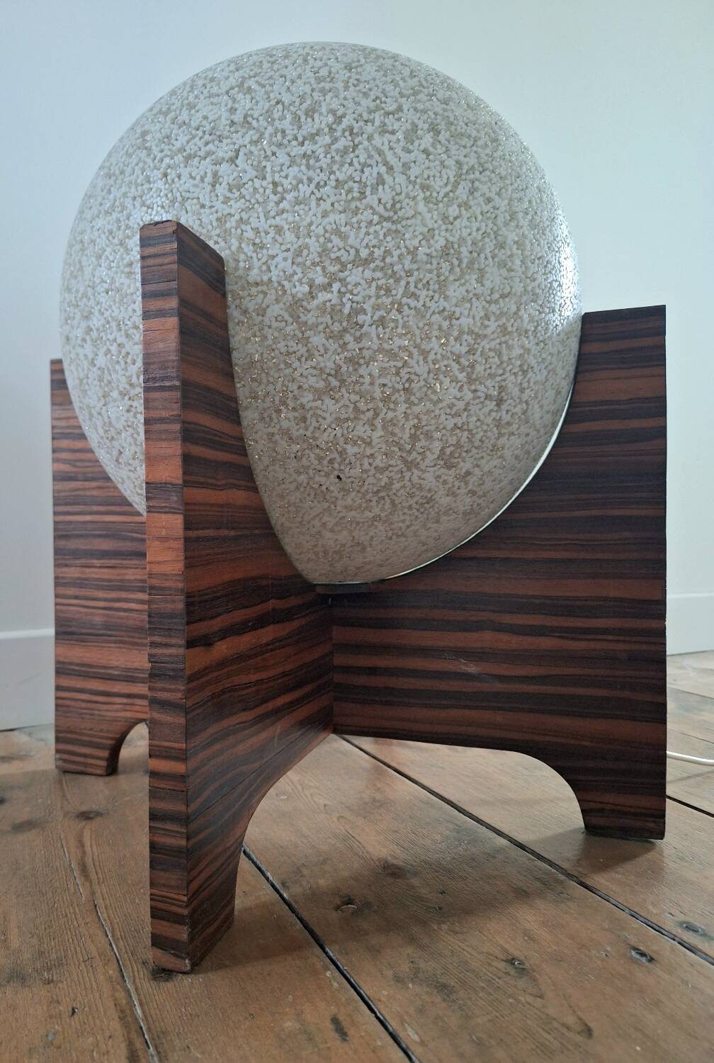 Large vintage table lamp, old light fixture