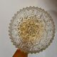 Vintage glass moulded globe wall or ceiling light (PLAFF1)