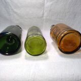 Trio old brewery bottles