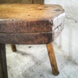 Brutalist tripod stool