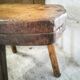 Brutalist tripod stool