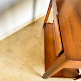 Walnut coffee table with two drawers, Italy 1970s