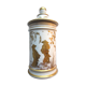 Pharmacy pot, Paris porcelain Asian decoration with fine gold: Napoleon III