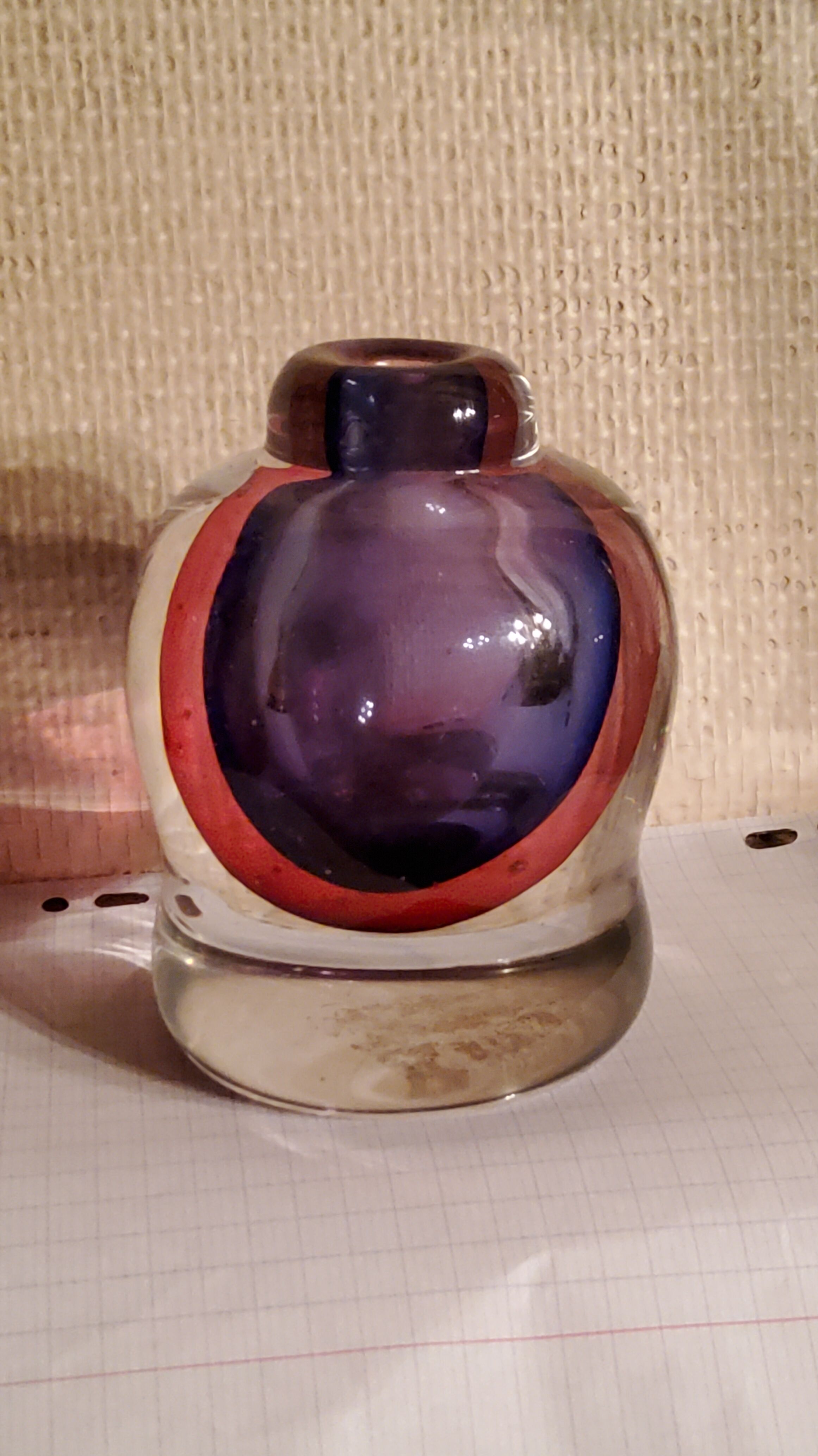 Murano glass vase from the 50s
