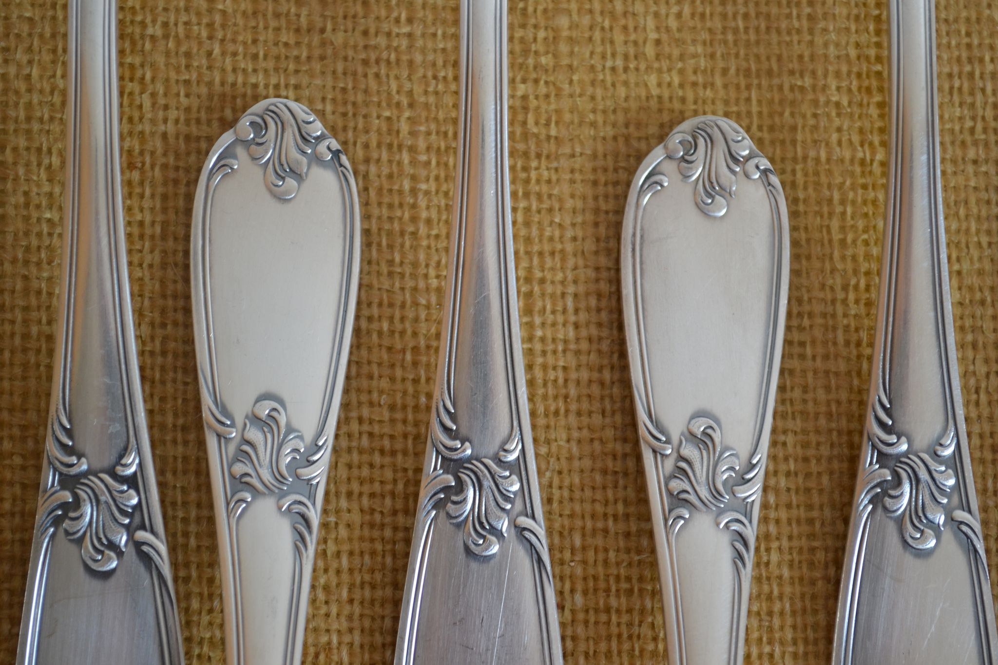 12 tablespoons metal argente orfevre frionnet francois