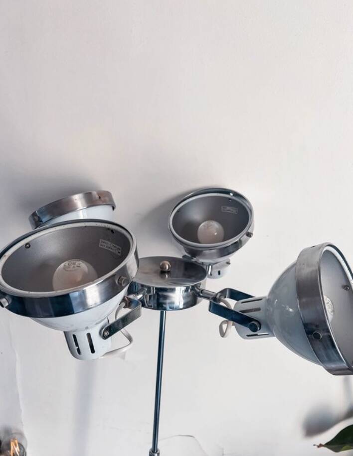 Vintage 4-spot pendant light – Space Age 1970s design