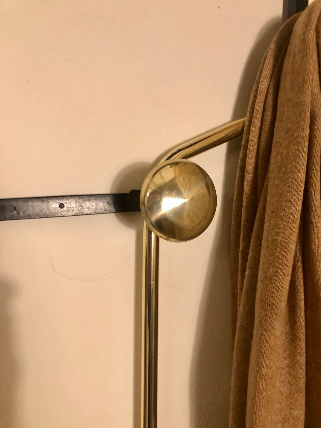 Vintage wall coat rack 1960