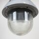 Grey industrial explosion proof light from Crouse-Hinds, 1970s