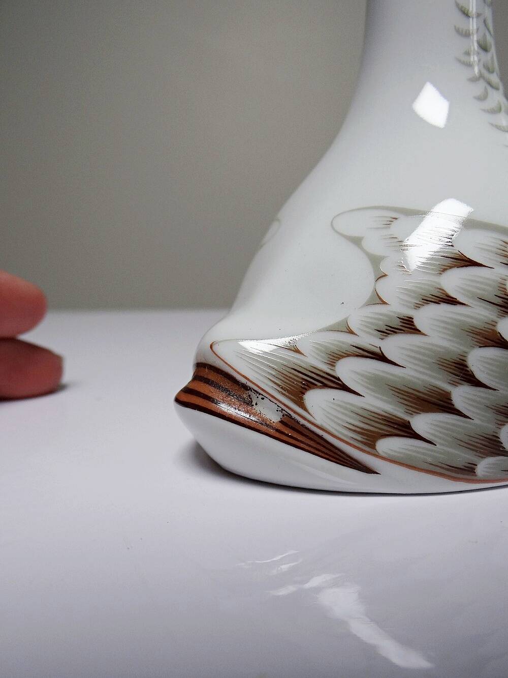 Vintage 80s Haviland Castel decanter & miniature duo from Sandoz for Chabot