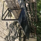 Table military industrial black metal