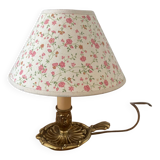 Vintage Brass Candle Bedside Lamp