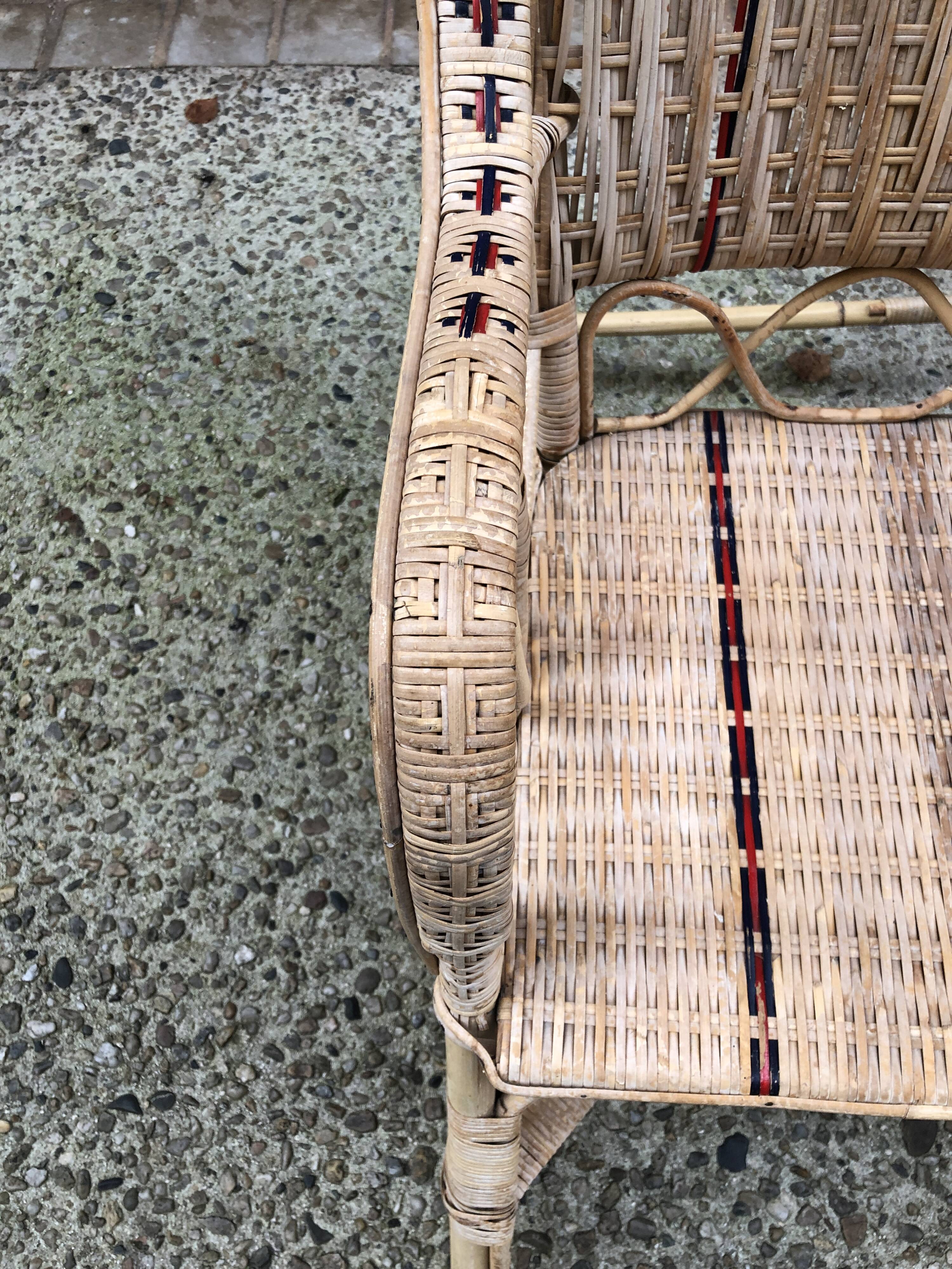 Rattan rocking chair