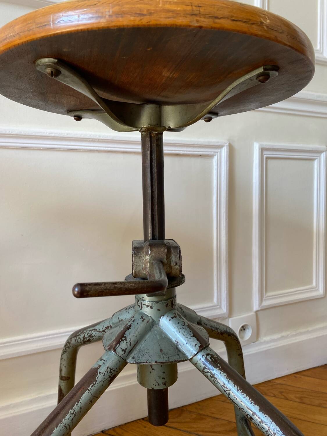 Pair of workshop stools