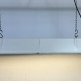 Beige Industrial Hanging Tube Light from Famor , 1970s