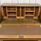 1930s English walnut secretary