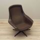 Leather swivel armchair, Danish design, 1960s, designer: H.W. Klein, manufacture: Bramin