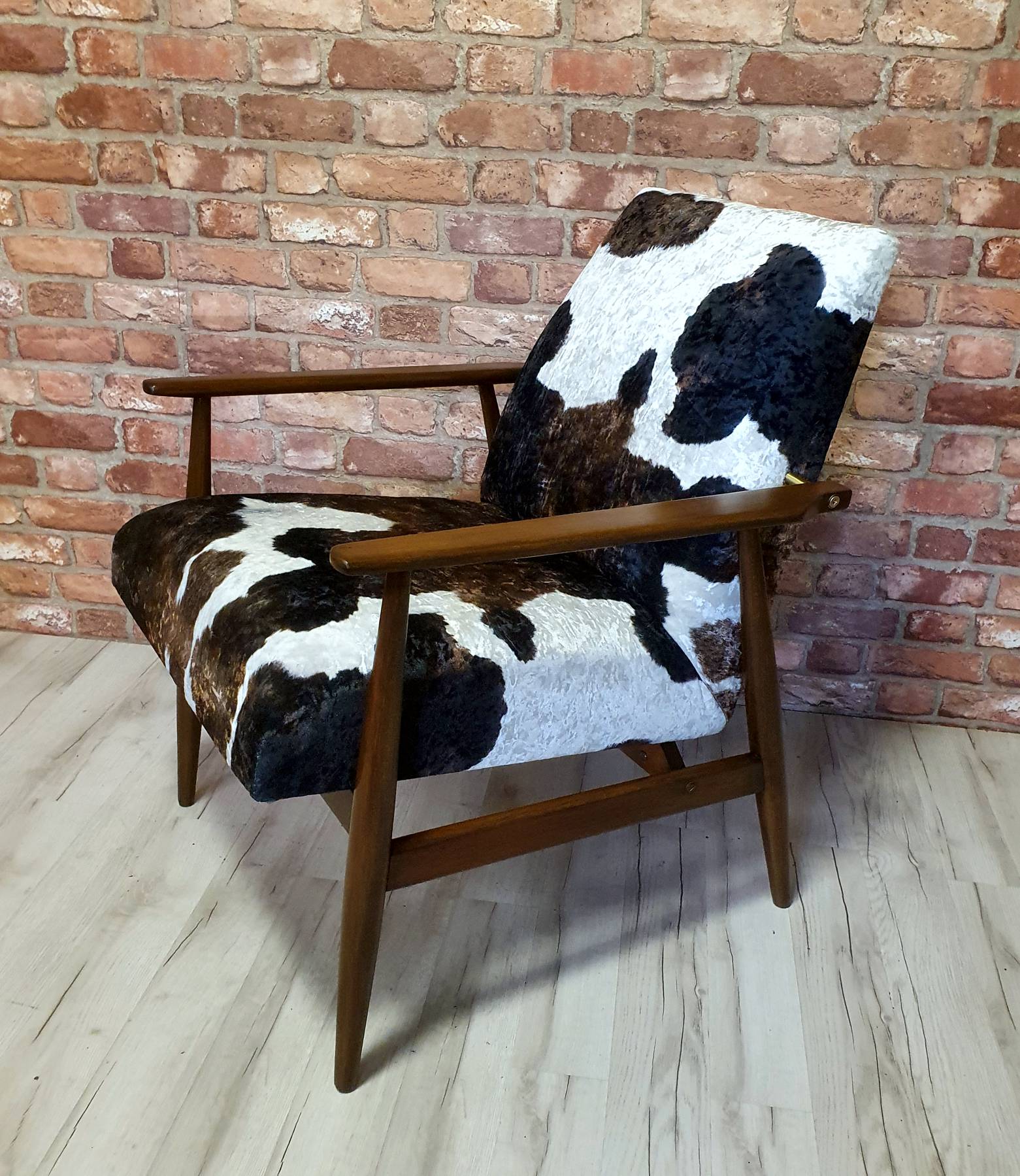 Fauteuil 1960s, PRL, vintage, Henryk Lis, Fox