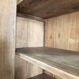 Antique oak display cabinet (renovated)