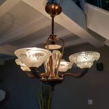 Vintage Art Deco chandelier 1950s