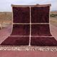 Handwoven natural wool rug, traditional artisan, 2/3 m.