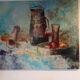 Still life painting in oil on canvas