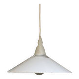 space age suspension in white metal