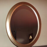 Miroir doré bois et stuc 47x60cm